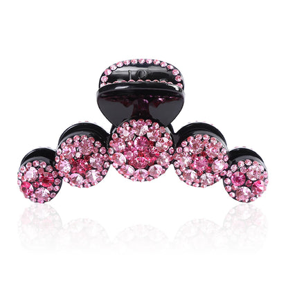 Rhinestone Crystal Hair Claw Clip – Big Sparkle Barrette for Women & Girls