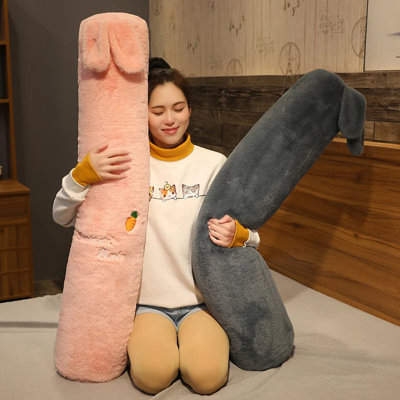 Cute Cartoon Long Plush Boyfriend Pillow – Soft Sleeping Cushion for Sofa & Bed | 100, 130 & 160cm
