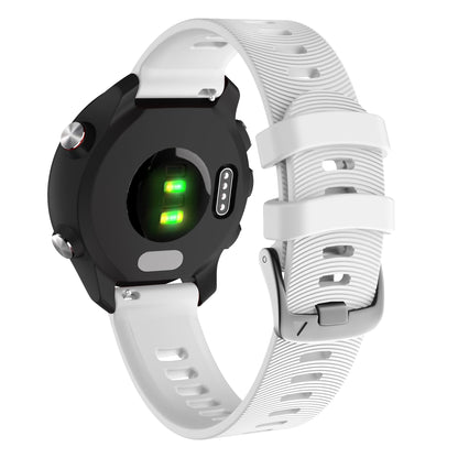 Smartwatch with a white band on a white background