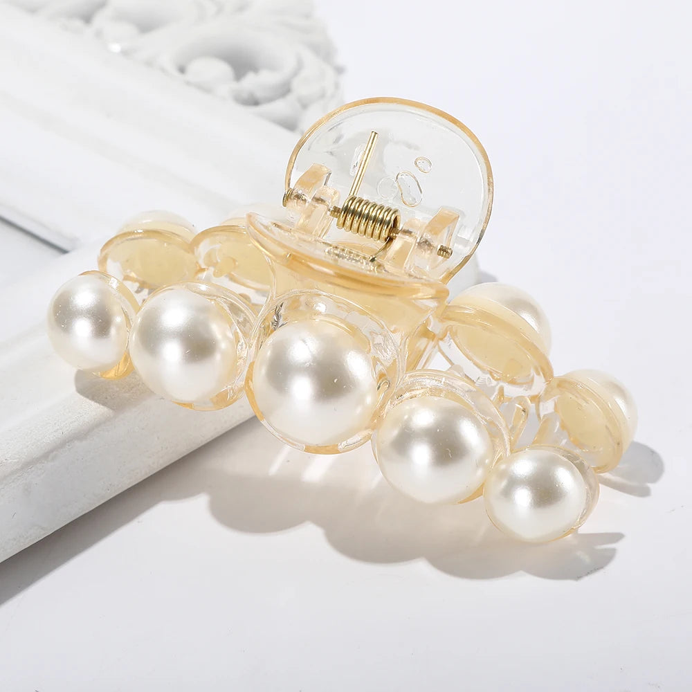 Women Big Rhinestone Hair Claws Crab Hairpins Crystal Hair Clips Barrettes Ponytail Girls Hair Accessories Ornaments Hairgrip