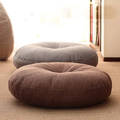 Round Floor Cushion 40–70cm – Thickened Japanese Tatami Futon for Yoga, Meditation & Bay Window