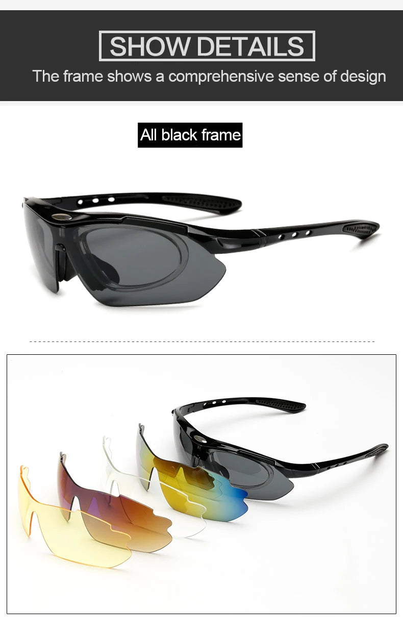 Cycling Sunglasses Sports Men Glasses Road Bicycle Glasses Mountain Bike Riding Protection Goggles Eyewear Women Sun Glasses