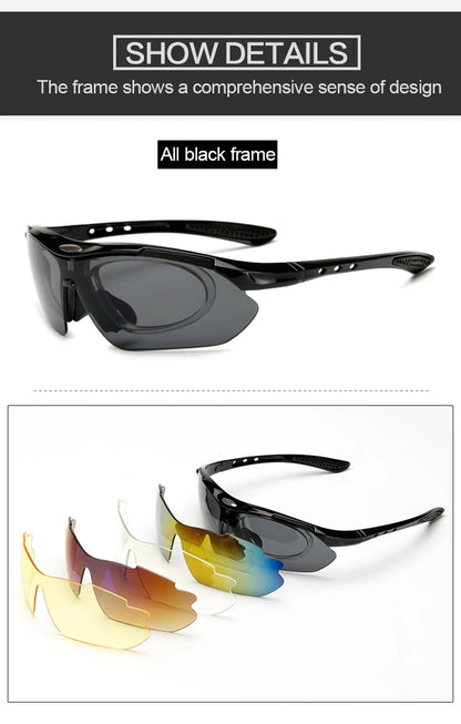Cycling Sports Sunglasses – UV400 Road & Mountain Bike Eyewear Unisex