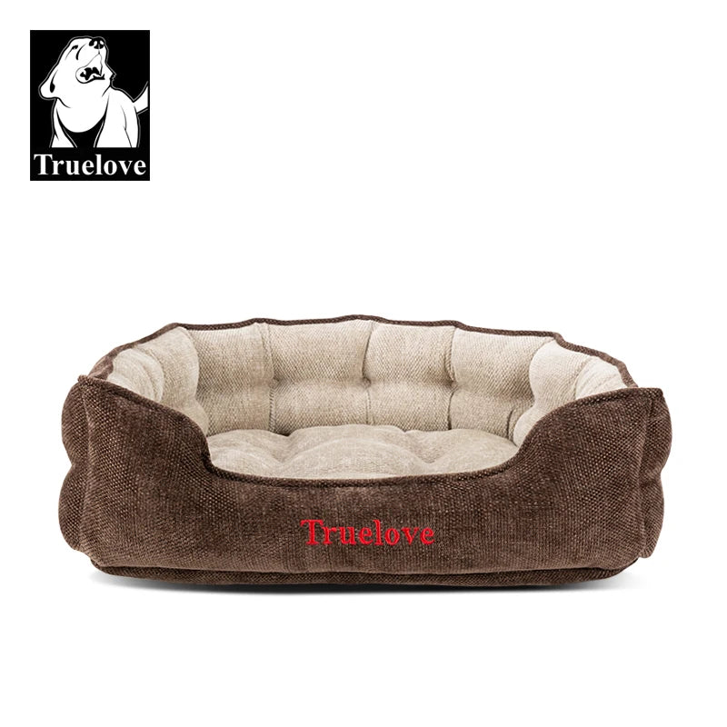 Truelove Plush Round Pet Bed - All-Season Mat for Indoor/Outdoor Cats & Dogs