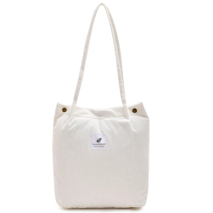 MARKROYAL Corduroy Tote Bag for Women Girls Kids Shoulder Bag with Inner Pocket For Work Travel And Shopping Dropshipping - BeeTrendyShop.COM