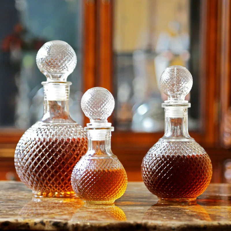 Ball Wine Decanter – Creative Crystal Glass Carafe 250ml–1000ml