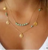 Fashion Cross, Leaves & Bird Pendant Necklace – Maxi Statement Choker for Women