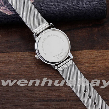 Minimalist Unisex Watch for Men Women Couple Simple Style Unique Dial Quartz Wristwatch Male Female Unique Pointer Wrist Clock - BeeTrendyShop.COM
