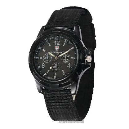 Watches Men Top Brand Luxury Casual Military Quartz Sport Wristwatch Soft Nylon Band Male Clock Watch relogio masculino - BeeTrendyShop.COM