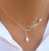 Fashion Cross, Leaves & Bird Pendant Necklace – Maxi Statement Choker for Women
