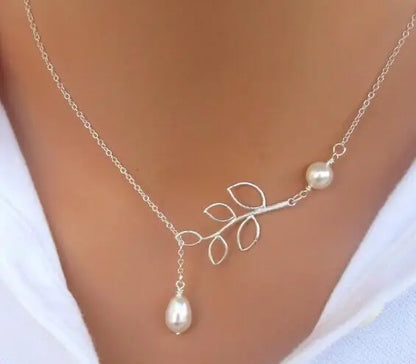 Fashion Cross, Leaves & Bird Pendant Necklace – Maxi Statement Choker for Women