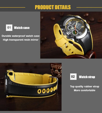 OHSEN Fashion Children Watches Digital LED Analog Watch Boys Girls Quartz Wriwatch Kids Sport Wristwatch Alarm Electronic Clocks - BeeTrendyShop.COM