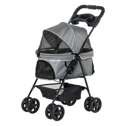 Pawhut Foldable All-Terrain Pet Stroller - BeeTrendyShop.COM