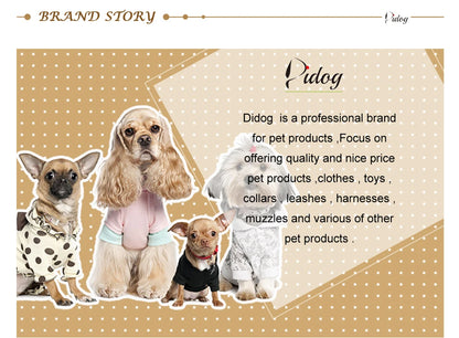 Cozy Winter Dog Jacket with Bow - Warm Plush Coat for Small Dogs - BeeTrendyShop.COM