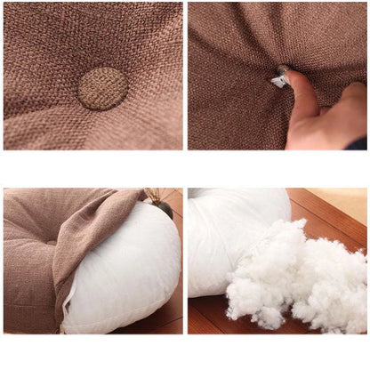 Round Floor Cushion 40–70cm – Thickened Japanese Tatami Futon for Yoga, Meditation & Bay Window