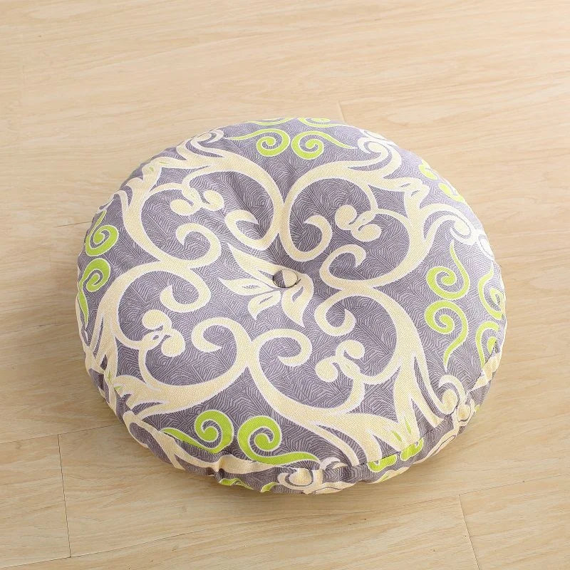 Round Floor Cushion 40–70cm – Thickened Japanese Tatami Futon for Yoga, Meditation & Bay Window
