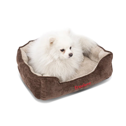 Truelove Plush Round Pet Bed - All-Season Mat for Indoor/Outdoor Cats & Dogs - BeeTrendyShop.COM