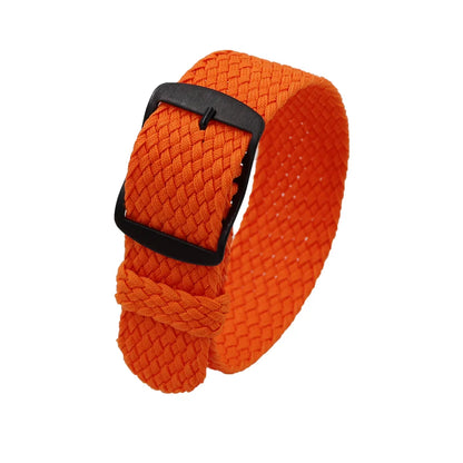 Watchband 18 20 22mm For Perlon Nylon Replacement Vintage Wrist Watch Band Belt Strap With Black&Silver Brushed Buckle Man Watch - BeeTrendyShop.COM