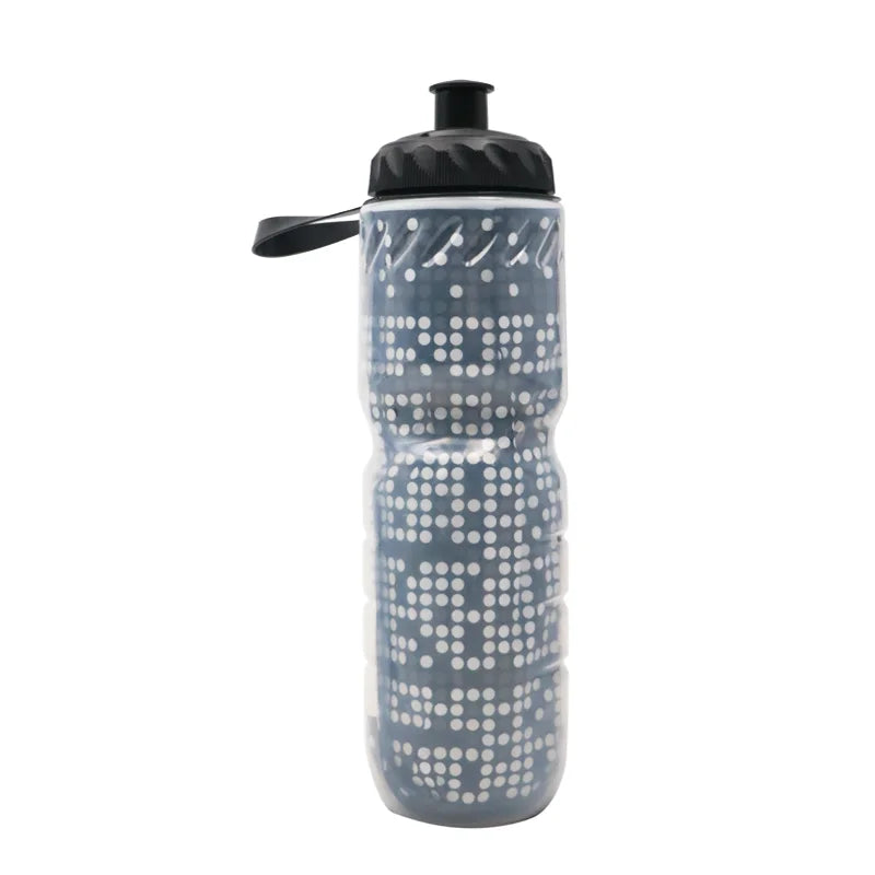 Bicycle Water Bottle 670ml – Dual Layer Thermal Insulated MTB Road Bike Sports Bottle