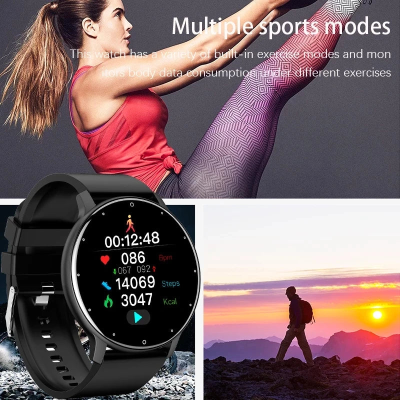 LIGE Smart Watch Women Men Lady Gift Sport Fitness Watches Heart Rate Monitor Waterproof Smartwatch For Xiaomi Android IOS