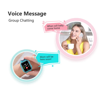 LT21 4G Kids Smartwatch – GPS, WiFi, Video Call, SOS, IP67 Waterproof, Camera & Location Tracker