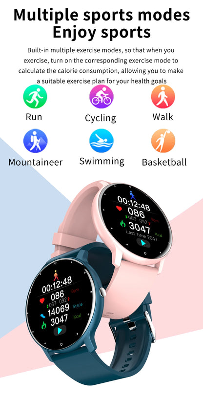 LIGE Sport Smartwatch for Men & Women – Heart Rate Monitor, Waterproof Fitness Tracker