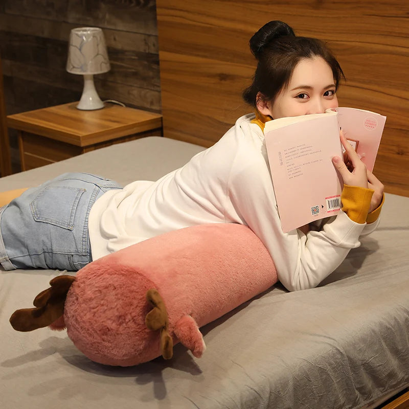Cute Cartoon Long Plush Boyfriend Pillow – Soft Sleeping Cushion for Sofa & Bed | 100, 130 & 160cm