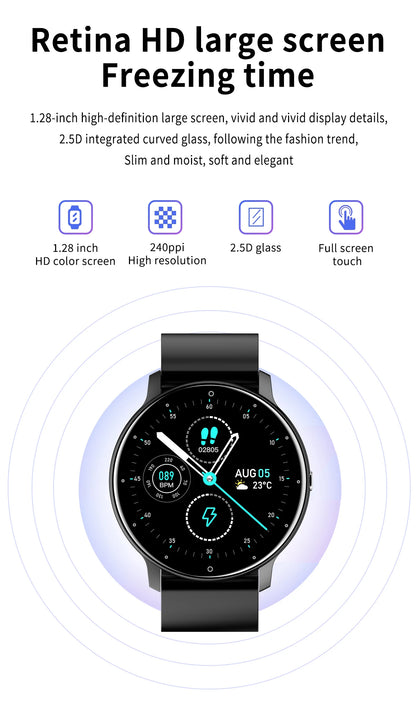LIGE Sport Smartwatch for Men & Women – Heart Rate Monitor, Waterproof Fitness Tracker