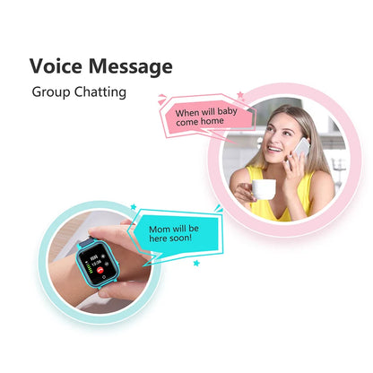 LT21 4G Kids Smartwatch – GPS, WiFi, Video Call, SOS, IP67 Waterproof, Camera & Location Tracker