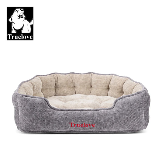 Truelove Plush Round Pet Bed - All-Season Mat for Indoor/Outdoor Cats & Dogs