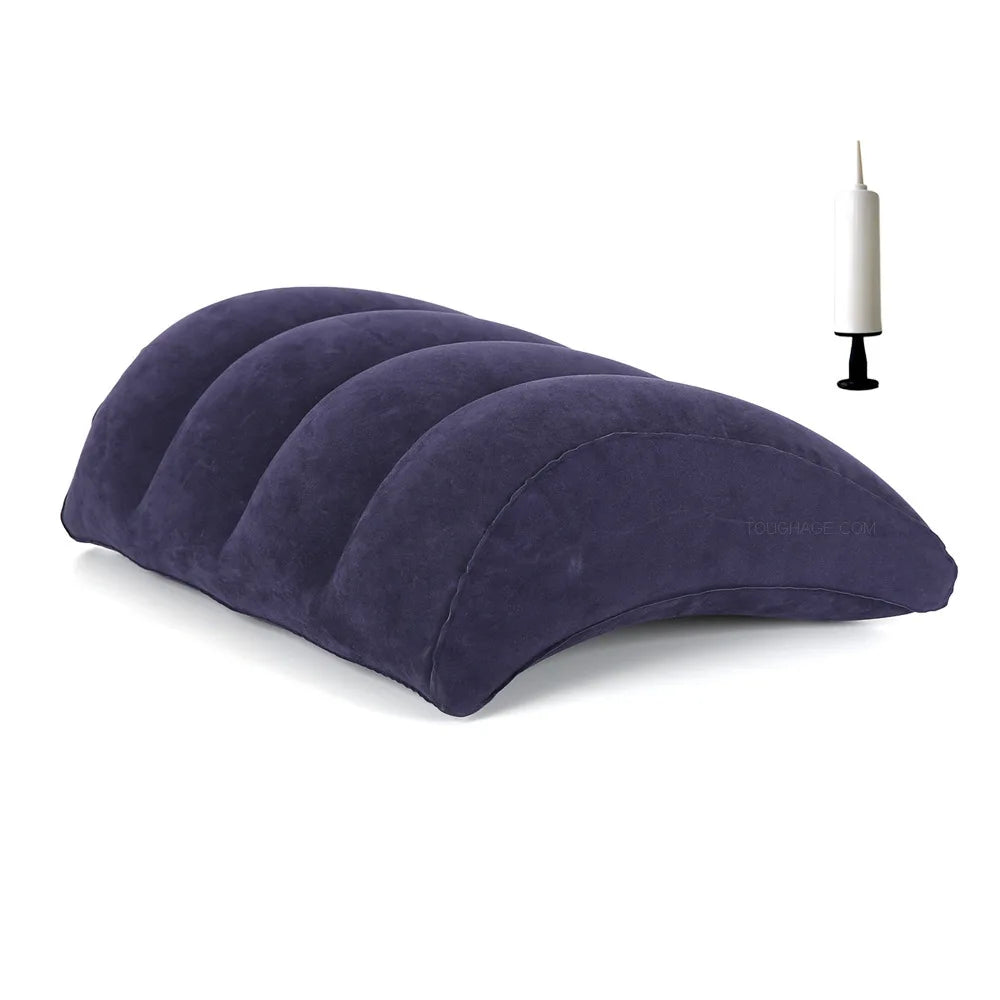 Inflatable Backrest Cushion 45x36cm – Portable Neck & Lumbar Support for Bed, Sofa, Car & Travel