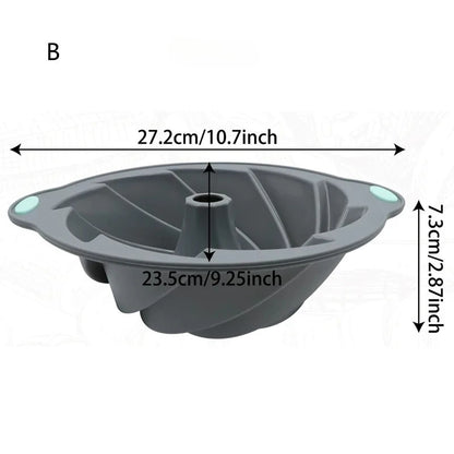 Silicone Bakeware Set – Non-Stick Flower & Assorted Shape Cake Molds for Muffins & Chocolates