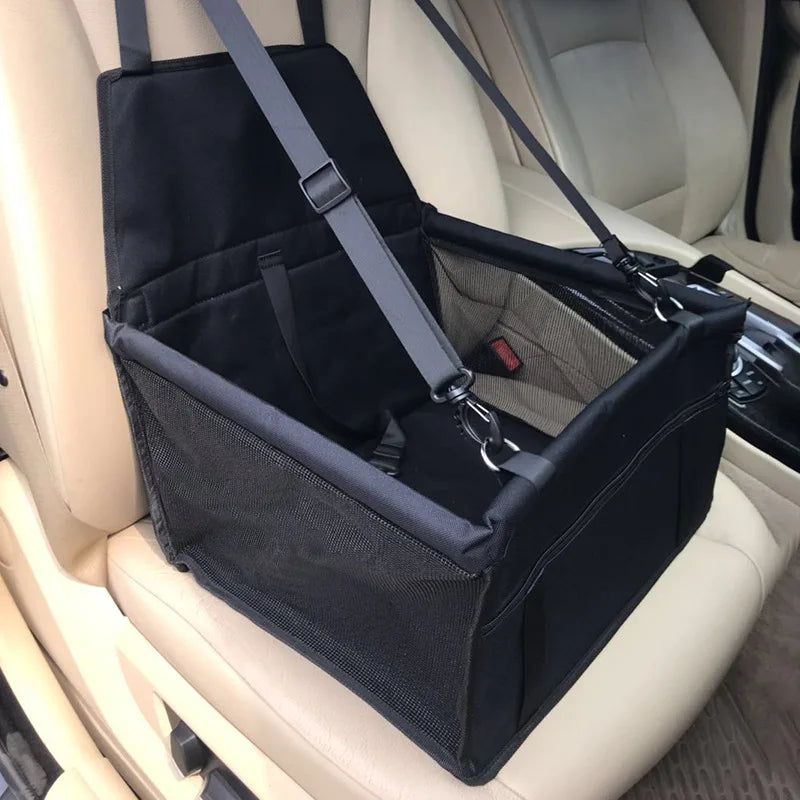 Dog Car Seat Hammock Carrier – Foldable, Breathable, Fits All Breeds