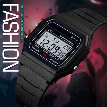 Sports Watch Men women Analog Digital Military Armys Sport LED Water Resistant Wrist Watch Band adjustable JP quartz movement - BeeTrendyShop.COM