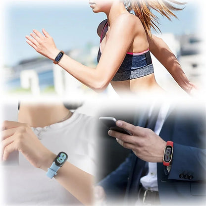 Silicone Sport Watchband for Xiaomi Mi Band 8 & 9 NFC – Waterproof Replacement Strap
