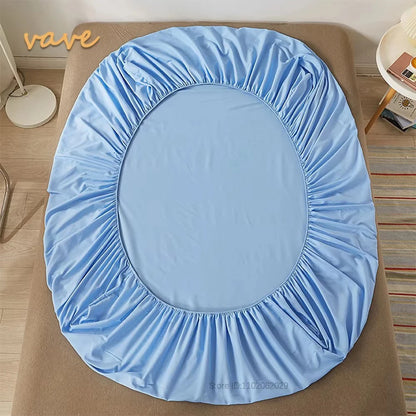 Fitted Bed Sheet with 360° Elastic Band – Mattress Protector Cover for Single, Double, King & Queen 160x200