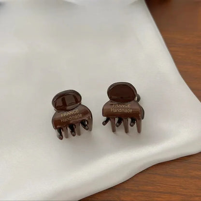Mini Acetate Hair Claw Clips 2cm – Small Side Pins Set for Girls & Women