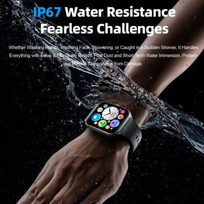 Ultra Thin Smartwatch 1.96" AMOLED – Always-On Display, Call Reminder, Compatible with Huawei & Android