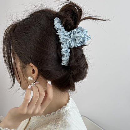 Large Vintage Hair Claw Clip – Elegant Fascinator for Women & Girls