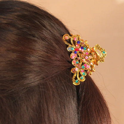 Large Frosted Square Hair Claw Clip – Solid Color Barrette for Women & Girls