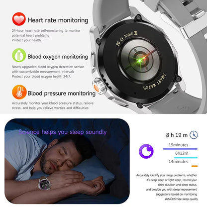 S4 Ultra Outdoor Sport Smartwatch – AMOLED HD, NFC, GPS, Heart Rate, Bluetooth Call