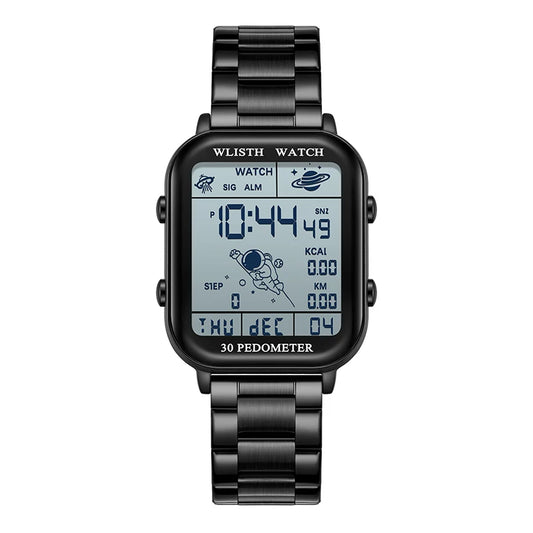 Digital Watche for Man Stopwatch Wristwatch Clock Electronic Watch Outdoor Timing Wristwatch Multi-Function Digital montre homme