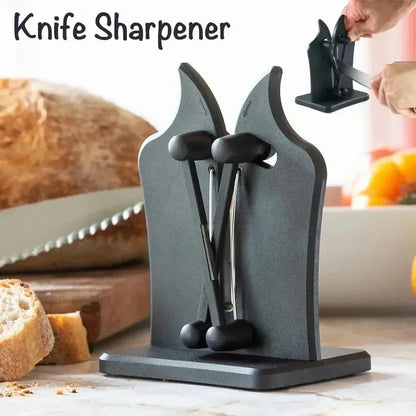 Knife Sharpener Kitchen Tool – Easy & Safe Sharpening for Chef & Damascus Knives