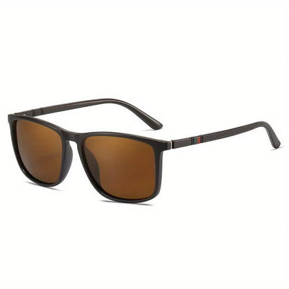 Men's Polarized Sports Sunglasses – UV400 Mirror Square Fishing Eyewear