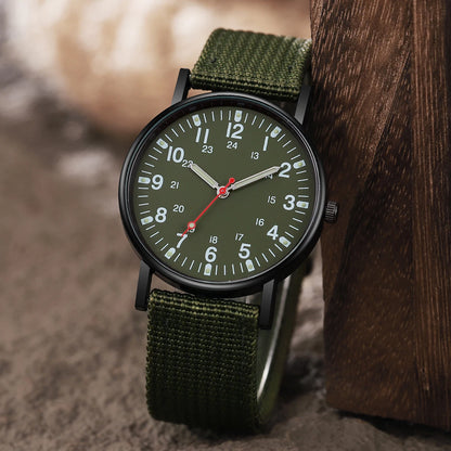 Men Watches Casual Nylon Band Sports Watch Anlog Quartz Military Wristwatches Relogio Masculino Reloj Hombre - BeeTrendyShop.COM