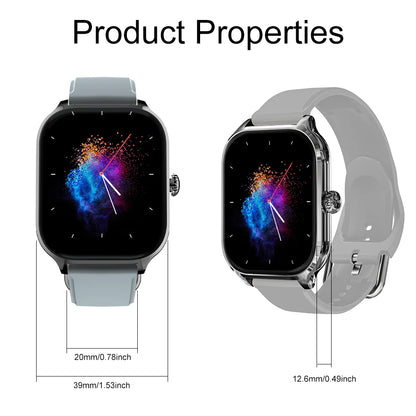 LAXASFIT H9 & H6 Smartwatch – Dial to Answer Calls, Heart Rate, Blood Oxygen, Bluetooth