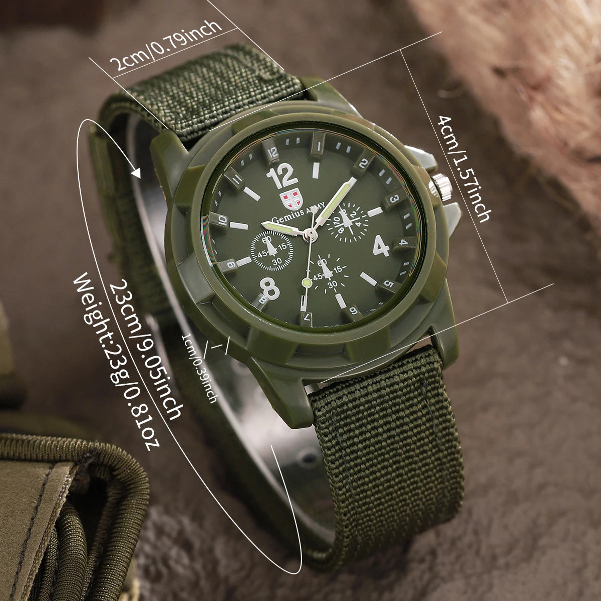 Men Watches Casual Military Quartz Sport Wristwatch Nylon Band Male Clock Watch Relogio Masculino（Without Box） - BeeTrendyShop.COM
