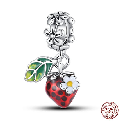 925 Sterling Silver Chameleon Luminous Butterfly Charm Bead – DIY Jewelry