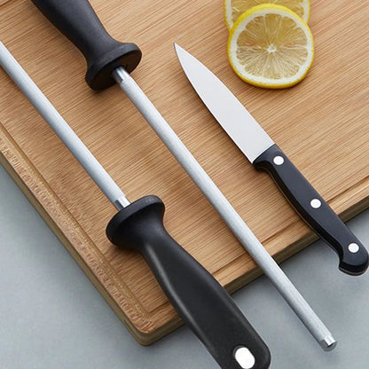 Knife Sharpener Grinder – Non-Slip Handle Kitchen Sharpening Tool for Chef Knives