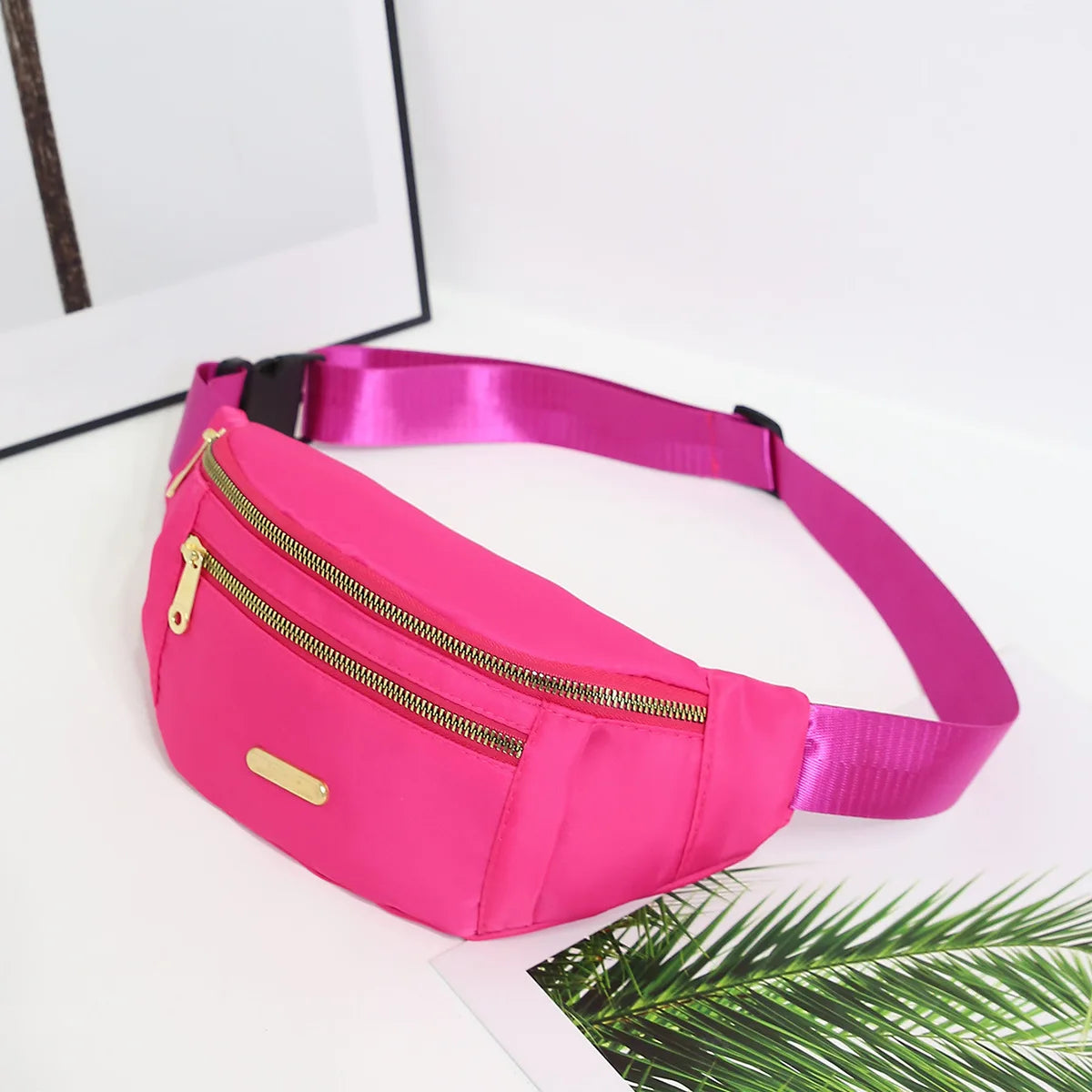 Fanny Packs for Women Men Belt Bag Fashion Waist Packs Lightweight Crossbody Bags Bum Bag for Running Hiking Travel Workout - BeeTrendyShop.COM